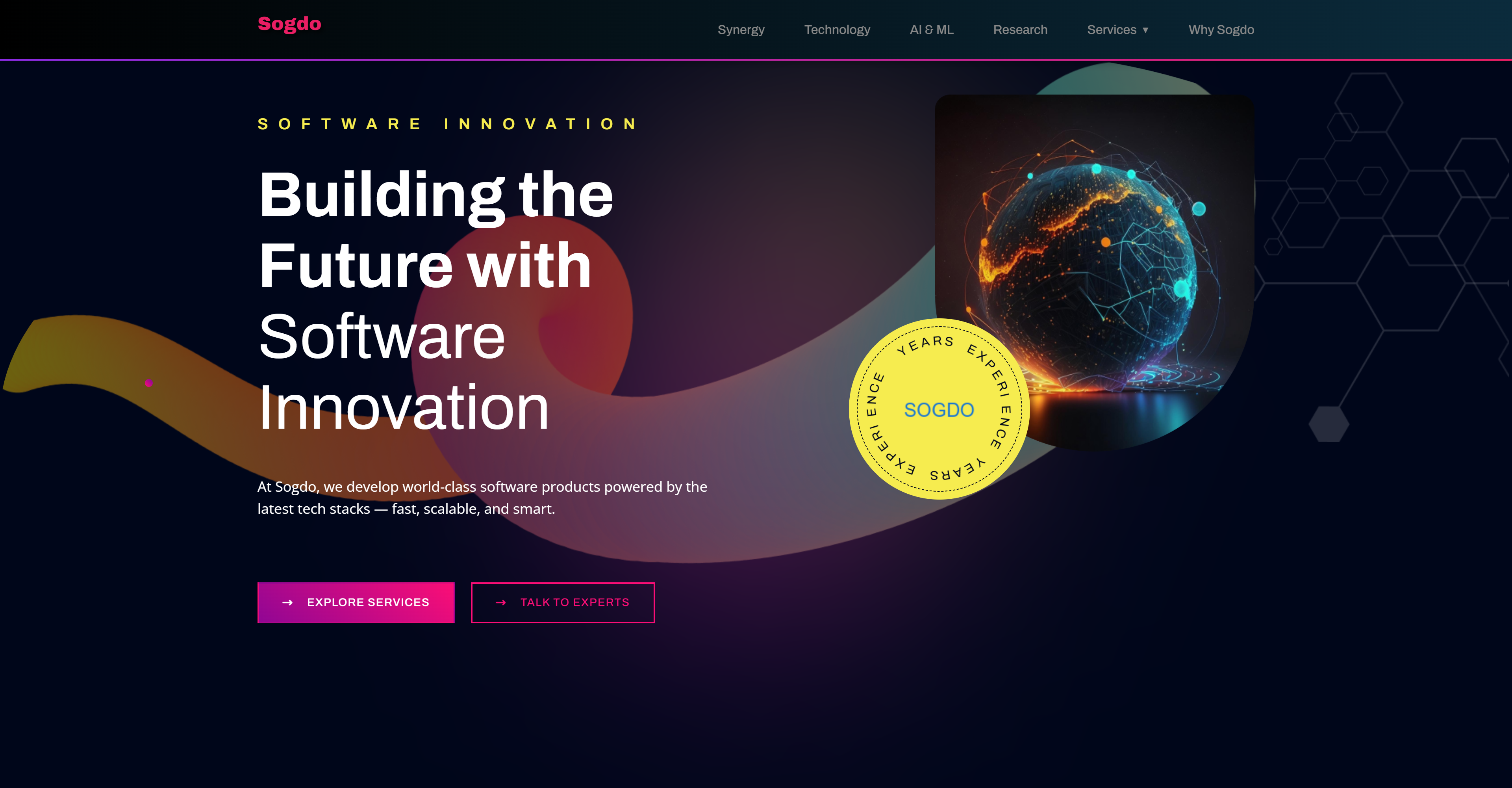 Sogdo Agency Platform Mockup